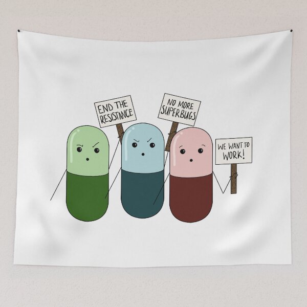 Item preview, Antibiotic Resistance Protest designed and sold by The-Laboratory.