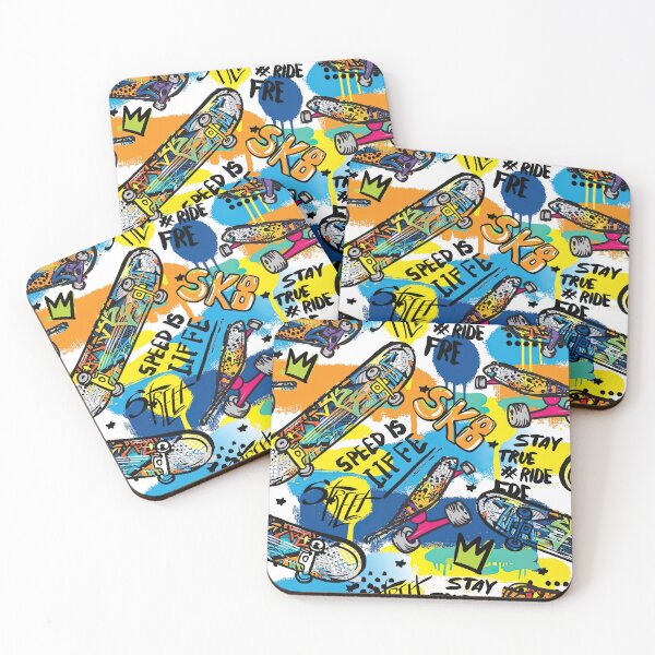 Item preview, Skateboard Pattern, Skate Pattern, designed and sold by Skateboard-Art.