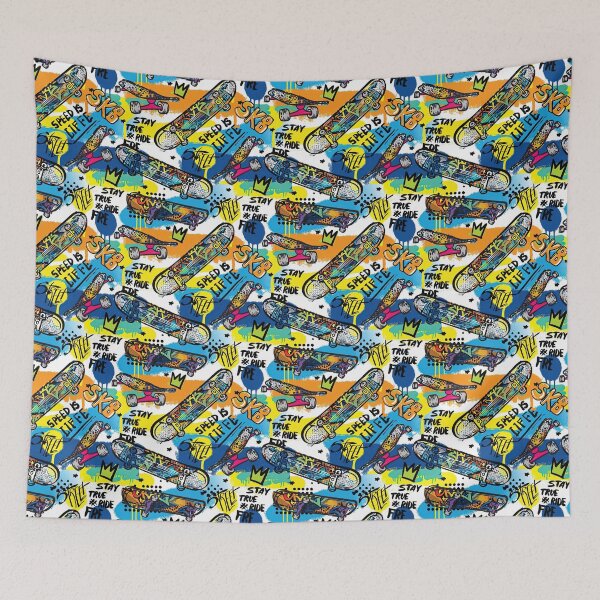 Item preview, Skateboard Pattern, Skate Pattern, designed and sold by Skateboard-Art.