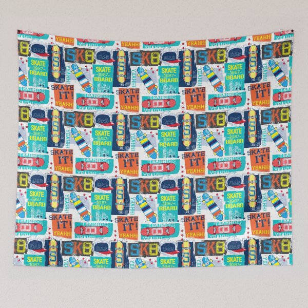 Item preview, Skateboard Pattern, Skate Pattern, designed and sold by Skateboard-Art.