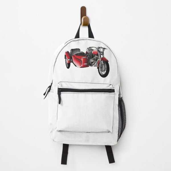 Item preview, Sidecar motorcycle cartoon illustration  designed and sold by Misscartoon.