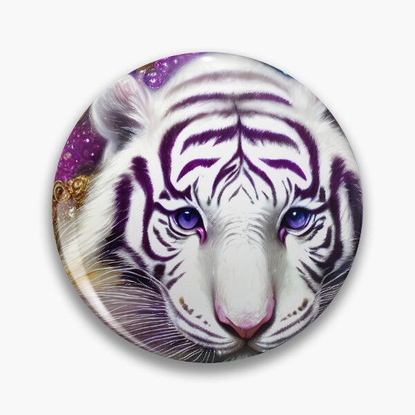 Item preview, White Glitter Tiger designed and sold by Elisabeth Lucas.