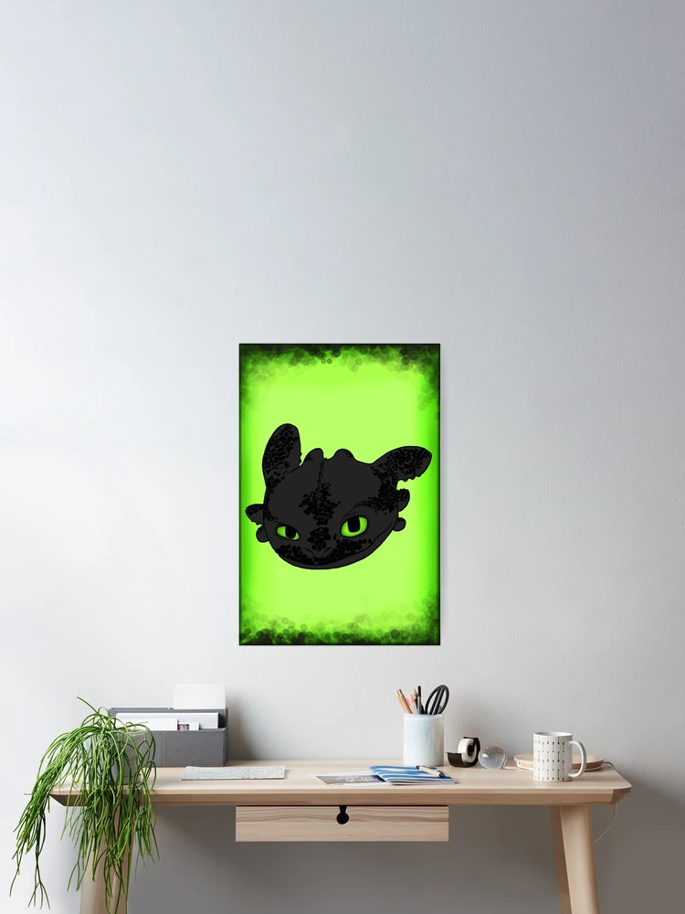 Thumbnail 2 of 3, Poster, Toothless Print designed and sold by TheSimpleEdge.