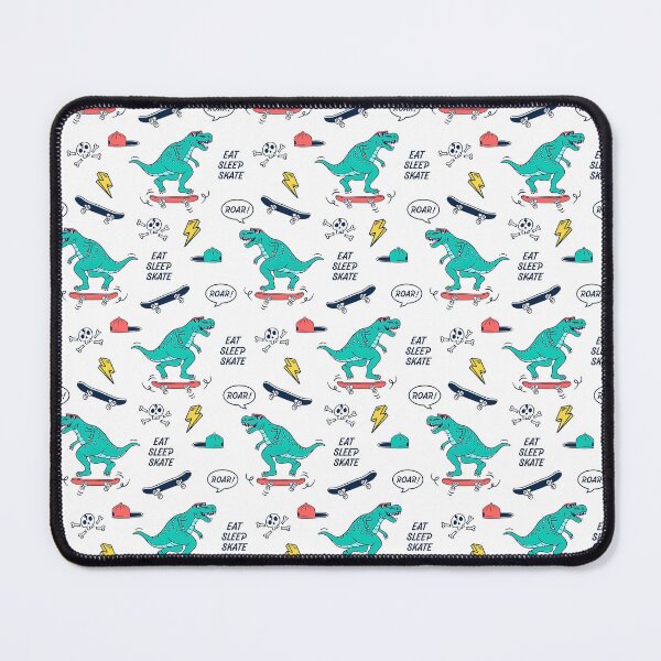 Item preview, Skateboard Pattern, Skate Pattern, Dino Pattern, Dino Skateboarding designed and sold by Skateboard-Art.