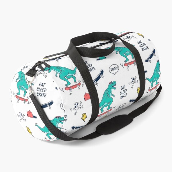 Item preview,  Skateboard Pattern, Skate Pattern, Dino Pattern, Dino Skateboarding designed and sold by Skateboard-Art.