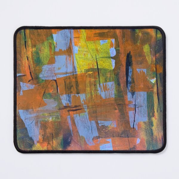 Item preview, Sanctity - cool modern colorful intuitive abstract art print designed and sold by AdzSpirit.