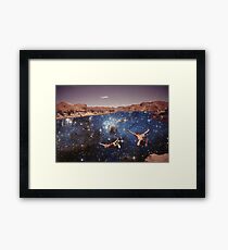 Lámina enmarcada Buceo en