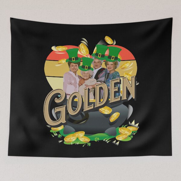 Item preview, Golden St Patrick's Day Girls Retro Heart Funny Vintage St Patty's 80s TV Sitcom Parody designed and sold by JustincredibleT.