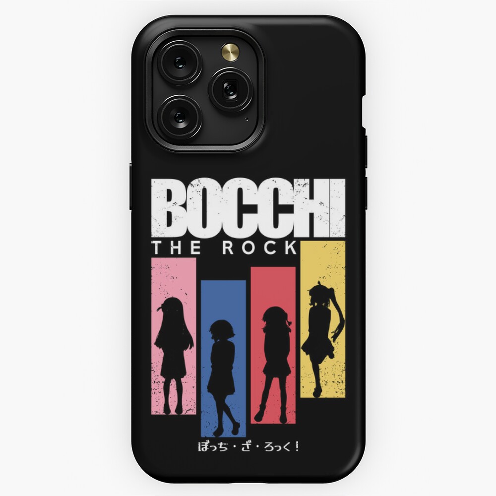 Bocchi the rock anime, All main characters: Hitori gotoh, Ryo yamada,  Ikuyo kita, Nijika ijichi, Aesthetic japan streetwear style, Distressed  black - Bocchi The Rock - Posters and Art Prints