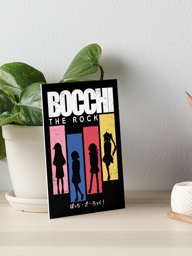 Bocchi the rock anime, All main characters: Hitori gotoh, Ryo yamada,  Ikuyo kita, Nijika ijichi, Aesthetic japan streetwear style, Clean black  Poster for Sale by Animangapoi