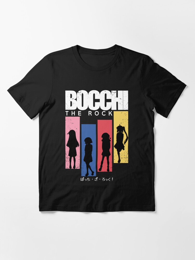 Bocchi the rock anime, All main characters: Hitori gotoh, Ryo yamada,  Ikuyo kita, Nijika ijichi, Aesthetic japan streetwear style, Distressed  black - Bocchi The Rock - Posters and Art Prints