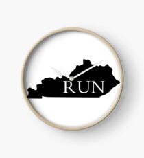 When you love to run and wanna represent your state! Clock