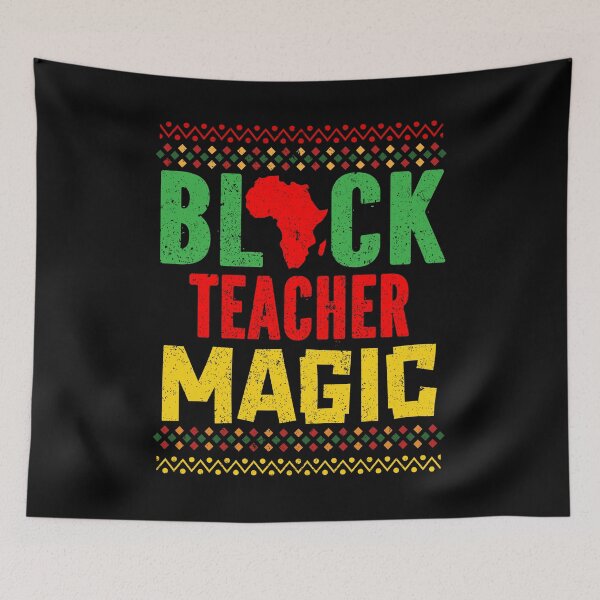 Item preview, Black Teacher Magic    designed and sold by MyLeoTee.