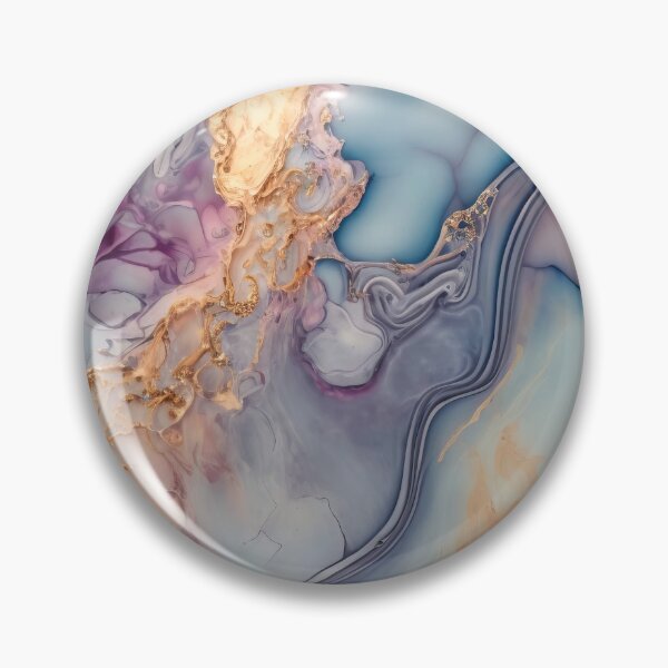 Item preview, Colorful Abstract fluid art  Luxurious Metallic Ink Art,Flowing Abstract Painting Art,Alcohol Ink designed and sold by Dear--moon.
