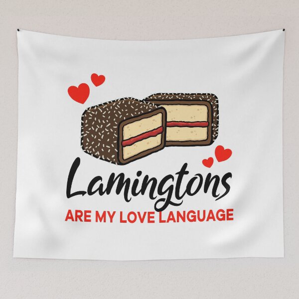 Item preview, Lamingtons are my Love Language designed and sold by jonmlam.