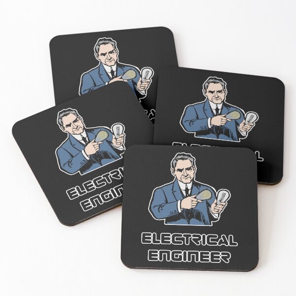 Item preview, 'Electrical Engineer' Thomas Edison Stealing Design - Retro Illustration Design for T-shirts, mugs, phone cases and other accessories designed and sold by Ridiculam Toga.