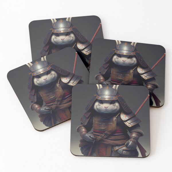 Item preview, Cute Rabbit Samurai designed and sold by krazybookz.