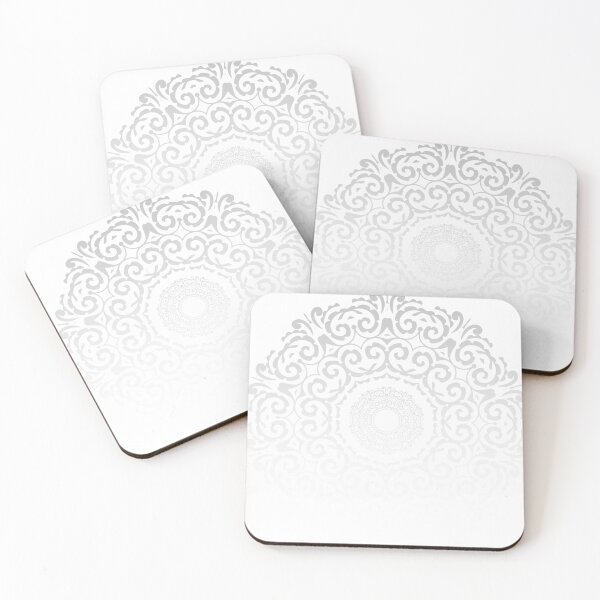 Item preview, circle unique pattern, unique pattern, unique silver color pattern designed and sold by DesignIndiaStar.