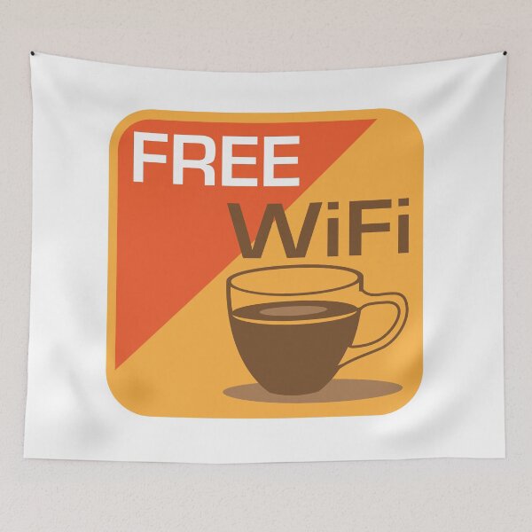 Item preview, Free wifi designed and sold by vectorworks51.