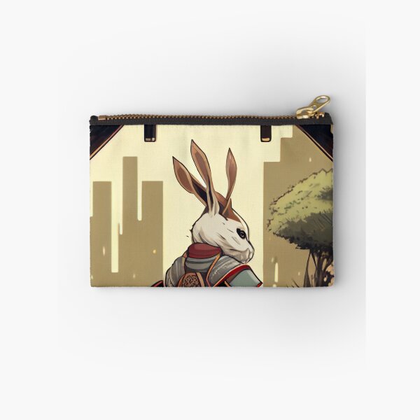 Item preview, Cute Three-Ear Bunny as a Samurai Warrior designed and sold by krazybookz.