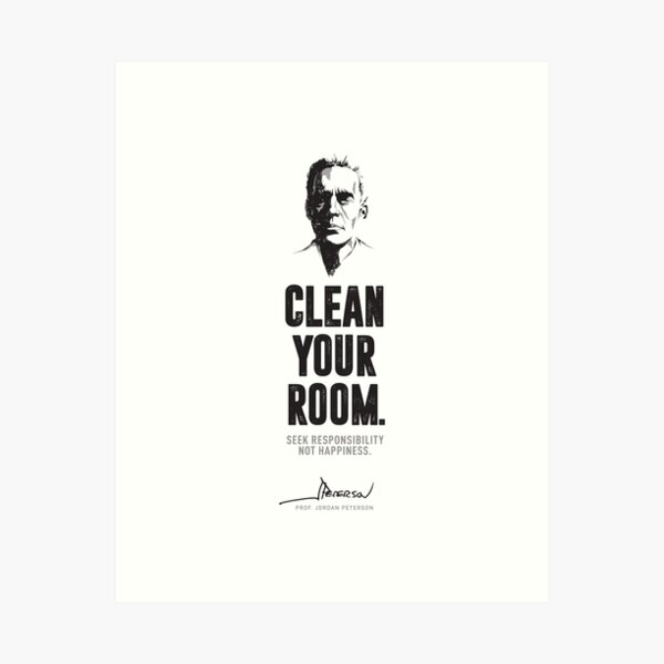 Item preview, Jordan Peterson Clean Your Room! designed and sold by Pong Lizardo.