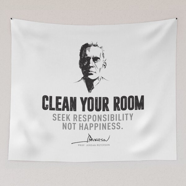 Item preview, Jordan Peterson Clean Your Room! designed and sold by Pong Lizardo.