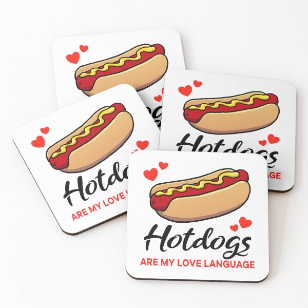 Item preview, Hotdogs are my Love Language designed and sold by jonmlam.