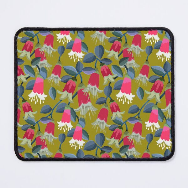 Item preview, Correa Canberra Bells Pattern - Green Background designed and sold by Sketchbook Designs.