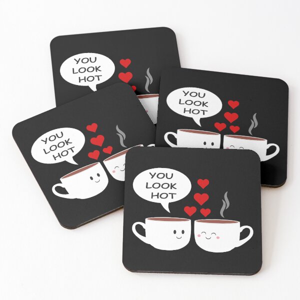 Item preview, You look hot - funny Valentine's day humor illustrations designed and sold by GraphicDream.