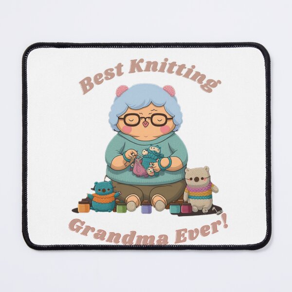 Item preview, best knitting grandma ever designed and sold by printiesart.
