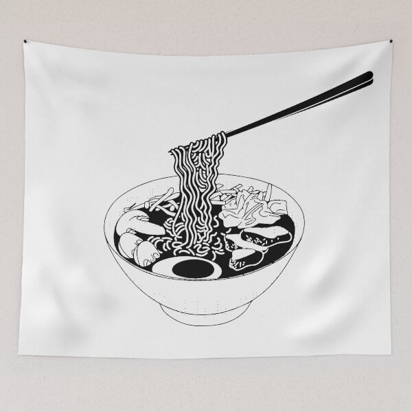 Item preview, Ramen Illustration Minimalist designed and sold by Freshfroot.