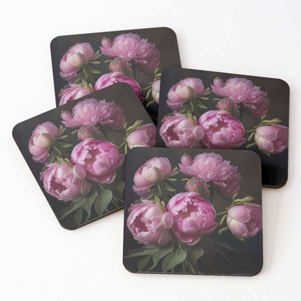 Item preview, Pink peonies designed and sold by StudioAI.