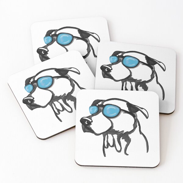 Item preview, Dog wearing glasses designed and sold by Antiope33.