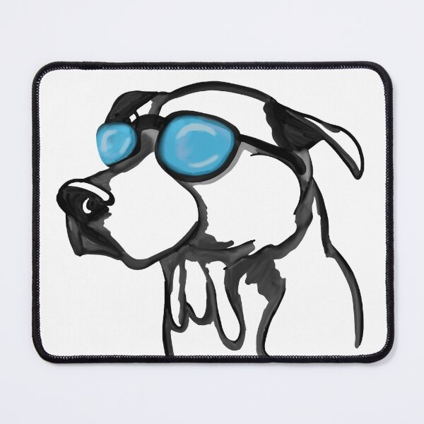 Item preview, Dog wearing glasses designed and sold by Antiope33.
