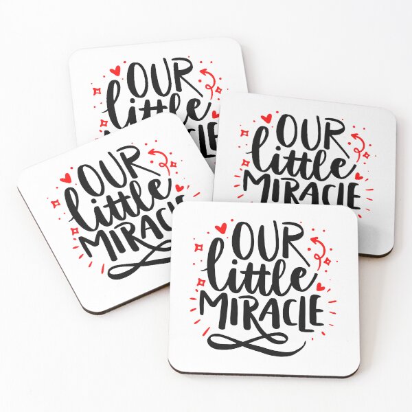 Item preview, Our Little Miracle - Black & red quotes designed and sold by jwebmarket.