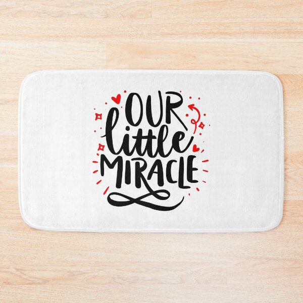 Item preview, Our Little Miracle - Black & red quotes designed and sold by jwebmarket.