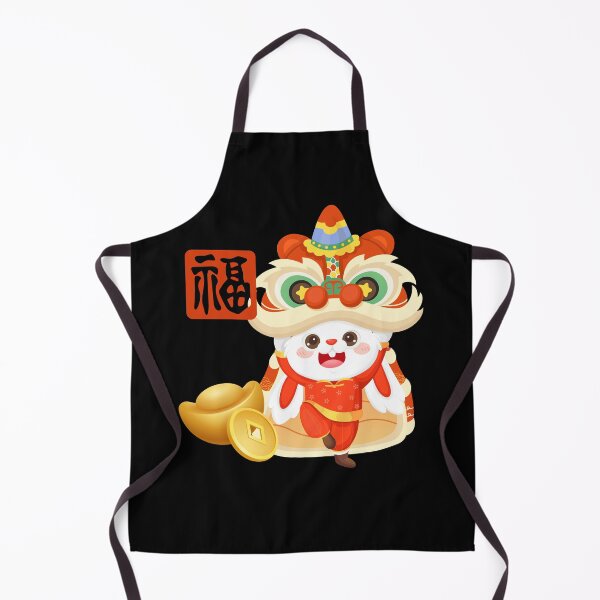 Item preview, Lion Dancing Lucky Baby Rabbit  for the Year Of The Rabbit 2023 designed and sold by kongju.