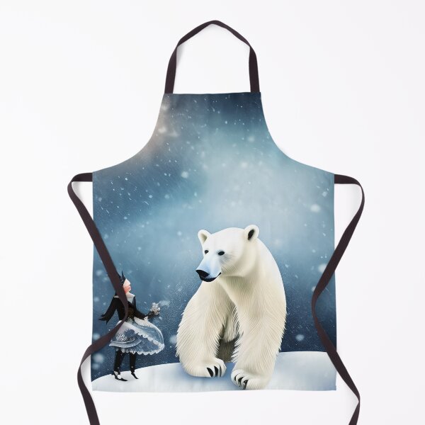 Item preview, Beautiful Polar Bear and Snow Fairy designed and sold by Poetic Patterns Studio.