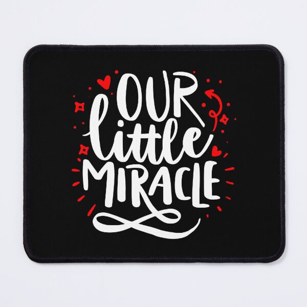 Item preview, Our Little Miracle - White & Red quotes designed and sold by jwebmarket.