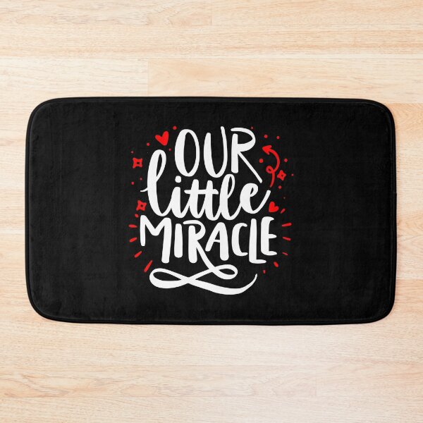 Item preview, Our Little Miracle - White & Red quotes designed and sold by jwebmarket.