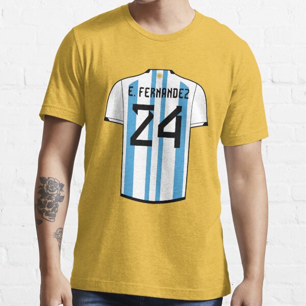 Enzo Fernández Argentina Kit Essential T-Shirt for Sale by designsheaven