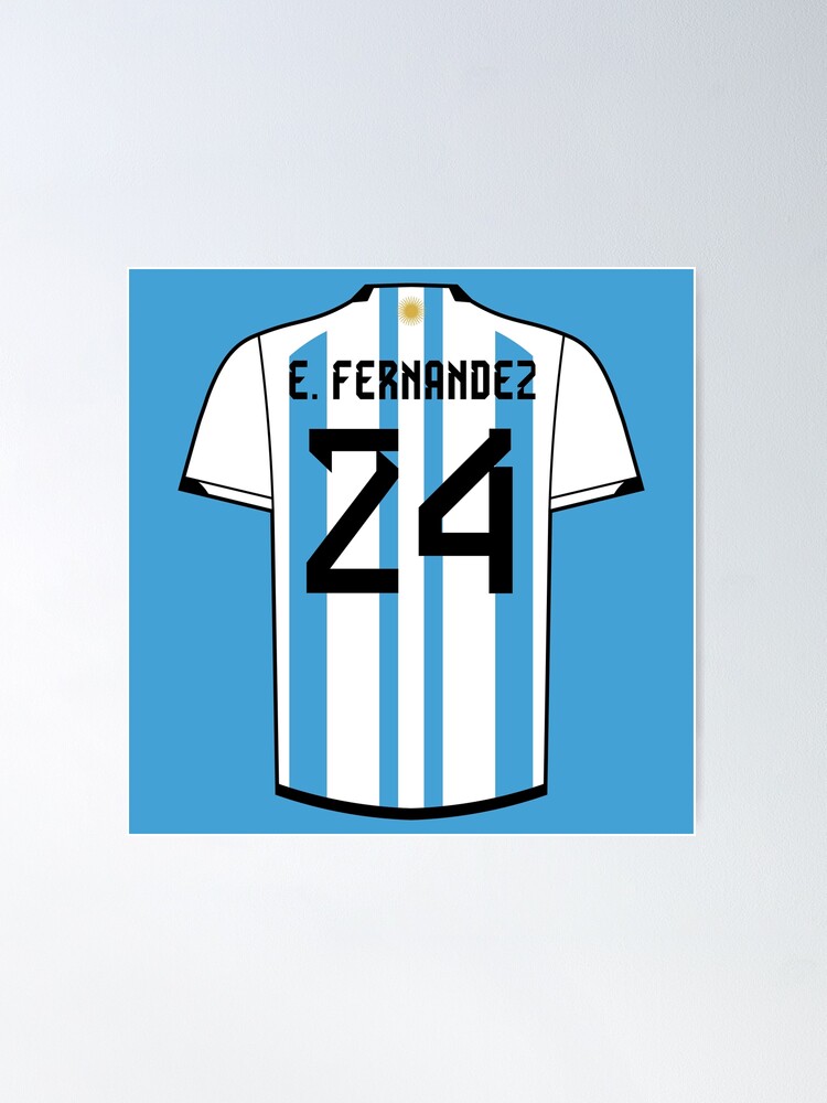 Enzo Fernández Argentina Kit Essential T-Shirt for Sale by designsheaven