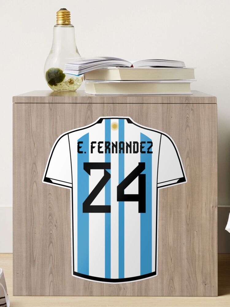 Enzo Fernández Argentina Kit Poster for Sale by designsheaven