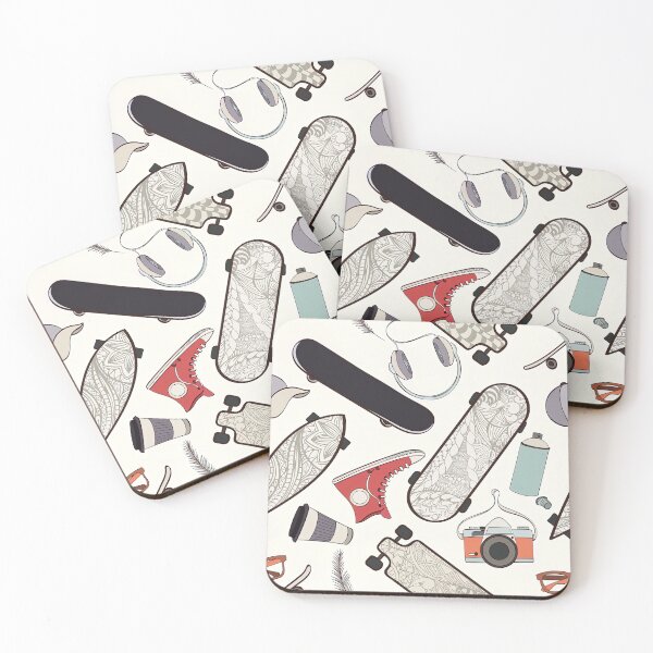 Item preview, Skateboard Pattern, Skate Pattern, designed and sold by Skateboard-Art.