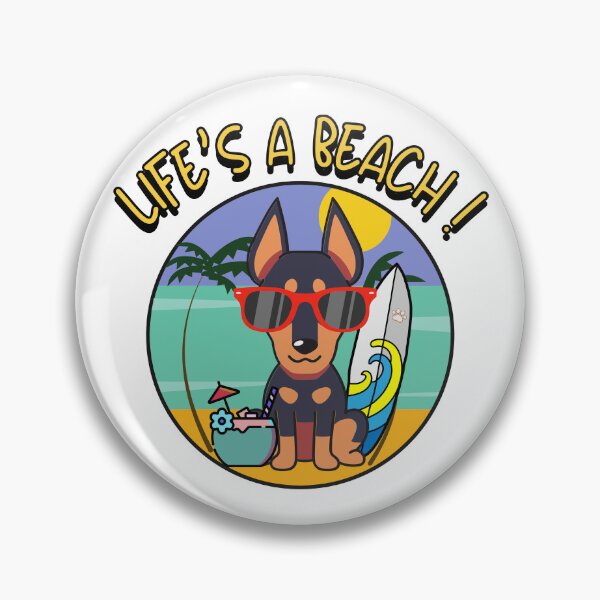 Item preview, Guard Dog on the beach designed and sold by Pet Station.