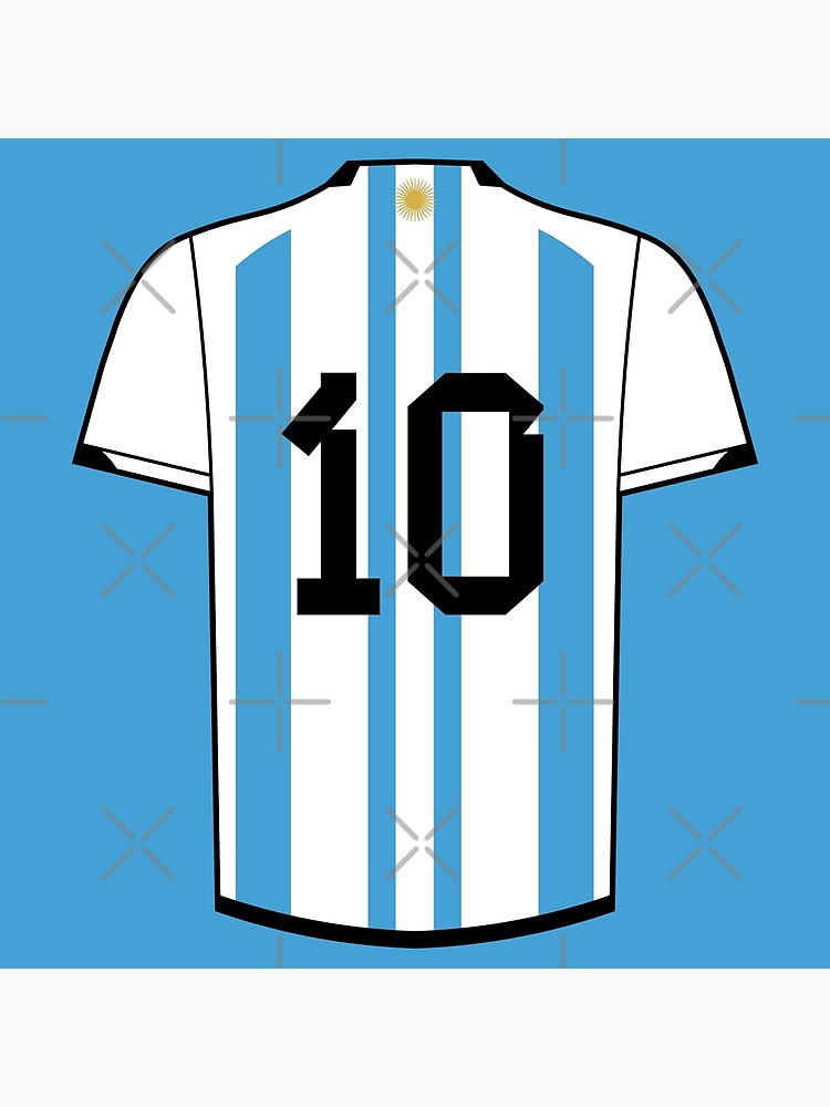 Number 10 Argentina Kit' Canvas Print for Sale by designsheaven