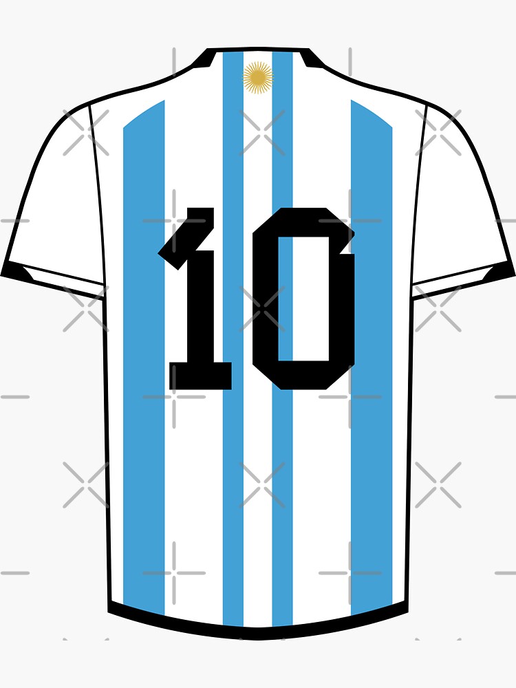 Argentina football jersey 2022 Royalty Free Vector Image