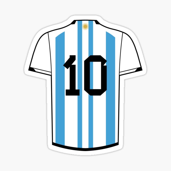 Argentina Lionel Messi 10 Trophy World Cup Qatar Decal Sticker D10S GOAT