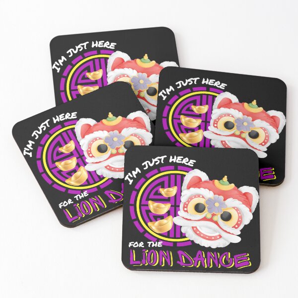 Item preview, I'm Just Here For The Lion Dance : Cool stuff for Chinese New Year Gift designed and sold by kongju.