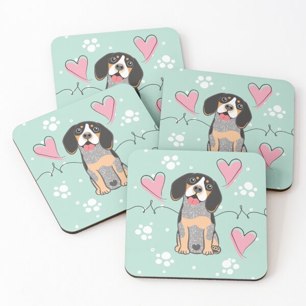 Item preview, Love Beagle - Blue tick designed and sold by Lulupainting.
